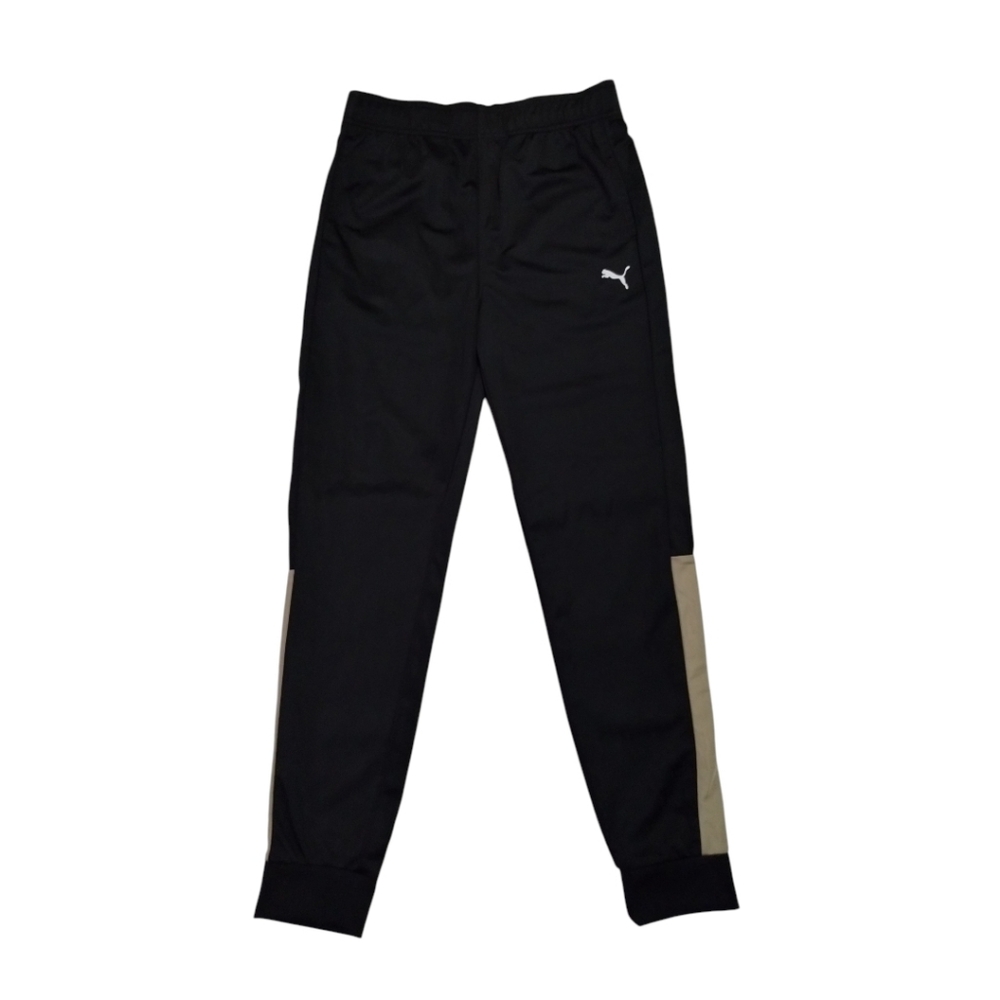 Puma Black Track Pants Boys L Jogger